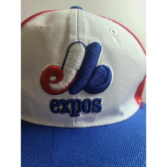 Vintage 1980s Montreal Expos Hat Cap Snapback Mesh Trucker Official Hygrade - Picture 1 of 7